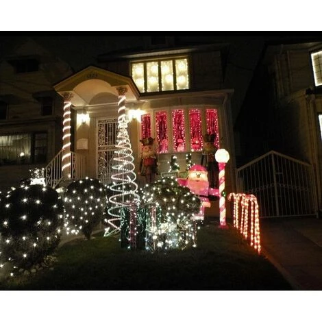 LITZEE12m 100 Led Stringa Di Luce Solare Da Giardino, Ip65 Impermeabile Led Tubo Di Luce, Stringa Di Luce Esterna, Stringa Di Luci Led Per Matrimoni, Feste E Natale, Luci Di Natale (Bianco Freddo) 2 LITZEE12m 100 Led Stringa Di Luce Solare Da Giardino, Ip65 Impermeabile Led Tubo Di Luce, Stringa Di Luce Esterna, Stringa Di Luci Led Per Matrimoni, Feste E Natale, Luci Di Natale (Bianco Freddo) - immagine 2