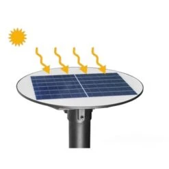 LAMPIONE LED SOLARE ESTERNO CREPUSCOLARE 1200W GIARDINO STRADALE TELECOMANDO -Vendite VIDAXL || LEDVANCE || STEINEL 89057806 5