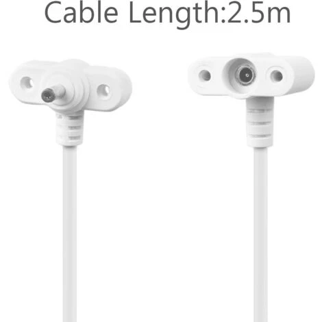 Cavo Di Prolunga CC Da 2,5 M/8,2 Piedi Compatibile Con Ring Spotlight Cam Battery Pannello Solare Resistente Alle Intemperie Posizionamento Ulteriore Del Pannello Solare Per La Massima Esposizione All 3 Cavo Di Prolunga CC Da 2,5 M/8,2 Piedi Compatibile Con Ring Spotlight Cam Battery Pannello Solare Resistente Alle Intemperie Posizionamento Ulteriore Del Pannello Solare Per La Massima Esposizione All - immagine 3