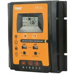 Regolatore Di Carica Solare 30A MPPT PWM Per Sistema Di Pannelli Solari 12V/24V Regolatore Di Batteria Fotovoltaico IP32 Timer Di Carica Display LCD Regolatore Di Pannelli Solari Con Doppia Porta USB