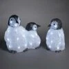 Konstsmide 6270-203 Figura Acrilica ERP: F (A - G) Pinguino Kit Da 3 Bianco Freddo LED (monocolore) Bianco