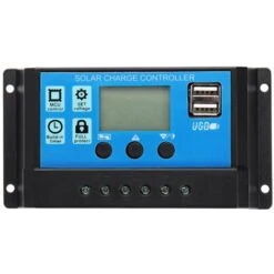 Regolatore Per Pannello Solare 50A Regolatore Di Carica Daul USB 12V-24V LCD