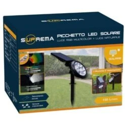 PICCHETTO SOLARE BIANCO + RGB ORIENTABILE -Vendite VIDAXL || LEDVANCE || STEINEL 90872245 3