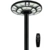 Lampione Solare LED Esterno UFO Giardino Faro 200W Luce Freddo Sensore Movimento