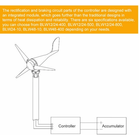 Controller Per Turbine Eoliche Controller Per Ventole In Alluminio Design Modulare Classe Di Protezione IP67 ,BLW12/24-400 2 Controller Per Turbine Eoliche Controller Per Ventole In Alluminio Design Modulare Classe Di Protezione IP67 ,BLW12/24-400 - immagine 2