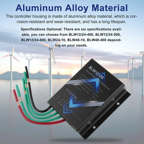 Controller Per Turbine Eoliche Controller Per Ventole In Alluminio Design Modulare Classe Di Protezione IP67 ,BLW12/24-400 4 Controller Per Turbine Eoliche Controller Per Ventole In Alluminio Design Modulare Classe Di Protezione IP67 ,BLW12/24-400 - immagine 4