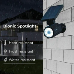 Faretto Solare A LED Bionic Spotlight DeluxeSolar Powered Con Sensore Di Movimento, Luce Da Giardino Per Esterni Resistente Al Gelo Impermeabile Da 25 Piedi (nero), Taglia Unica -Vendite VIDAXL || LEDVANCE || STEINEL 92036335 4