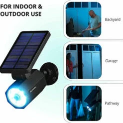 Faretto Solare A LED Bionic Spotlight DeluxeSolar Powered Con Sensore Di Movimento, Luce Da Giardino Per Esterni Resistente Al Gelo Impermeabile Da 25 Piedi (nero), Taglia Unica -Vendite VIDAXL || LEDVANCE || STEINEL 92036335 5