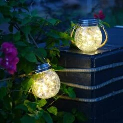 Lanterna Solare Luci Solari Da Esterno Decorazioni Da Giardino Sospese Per Esterni Lanterne Solari Decorazione Da Balcone Per Patio Da Giardino Impermeabile 2 Pezzi