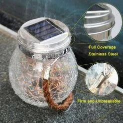 Lanterna Solare Luci Solari Da Esterno Decorazioni Da Giardino Sospese Per Esterni Lanterne Solari Decorazione Da Balcone Per Patio Da Giardino Impermeabile 2 Pezzi -Vendite VIDAXL || LEDVANCE || STEINEL 92043329 4