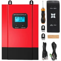 VEVOR Regolatore Di Carica Solare 60A MPPT 12V / 24V / 36V / 48V Schermo LCD Con WIFI Regolatore Solare Pannello Solare