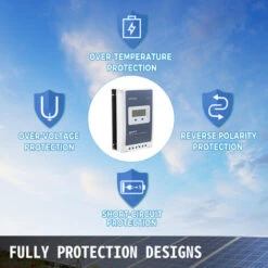 VEVOR Pannello Solare Regolatore Corrente Di Carica 40 AMP, Regolatore Solare Carica, Gamma Di Tensione Della Batteria 8-32V, Schermo LCD E Sensore Temperatura, Compatibile Con WIFI GPRS App E PC -Vendite VIDAXL || LEDVANCE || STEINEL 92618232 5