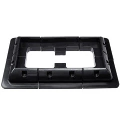 Staffe Di Montaggio Per Pannelli Solari Angolari E Laterali E Ingresso Cavi Per Camper Nero