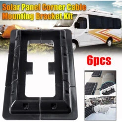 Staffe Di Montaggio Per Pannelli Solari Angolari E Laterali E Ingresso Cavi Per Camper Nero -Vendite VIDAXL || LEDVANCE || STEINEL 93344739 5