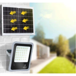 Faro LED Esterno 300W Pannello Solare Luce Fredda Faretto LED Casa Giardino T170 -Vendite VIDAXL || LEDVANCE || STEINEL 93998089 3