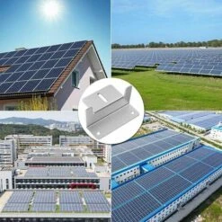 Sistema Di Staffe A Forma Di Z Per Montaggio Su Pannello Solare Da 2 Pezzi, Roulotte, Barche, Auto, Camion, Casa, Montaggio Su Tetto Off-grid (8 Staffe In Totale) - -Vendite VIDAXL || LEDVANCE || STEINEL 94168690 4