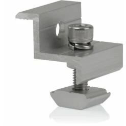 Zelsius Morsetto Terminale Universale In Alluminio Per Pannelli Solari, Connessione Per Pannelli Solari, Morsetto A Forma Di Z