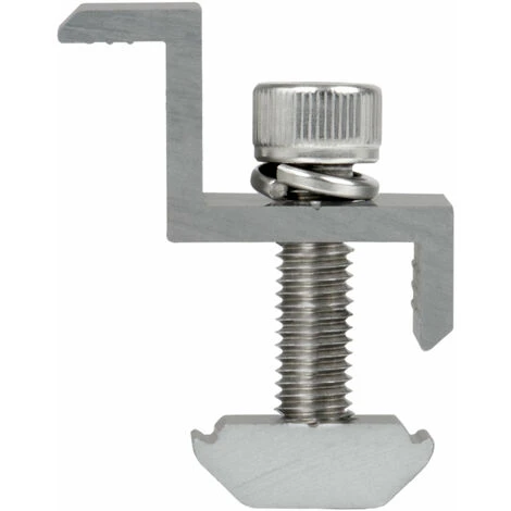 Zelsius Morsetto Terminale Universale In Alluminio Per Pannelli Solari, Connessione Per Pannelli Solari, Morsetto A Forma Di Z 5 Zelsius Morsetto Terminale Universale In Alluminio Per Pannelli Solari, Connessione Per Pannelli Solari, Morsetto A Forma Di Z - immagine 5