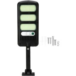 4 Pezzi Faro Lampione 213 Led Stradale Solare Fotovoltaico Sensore Di Movimento -Vendite VIDAXL || LEDVANCE || STEINEL 94910724 4