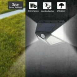 Trade Shop - Lampada Luce Faretto Faro Esterno Energia Solare 100 Led Sensore Movimento -Vendite VIDAXL || LEDVANCE || STEINEL 95097352 4