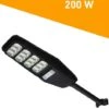 Trade Shop - Lampione Stradale Luce Energia Solare Led 200watt Sensore Pir Staffa Telecomando