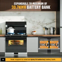 ECO-WORTHY Batteria Al Litio Ricaricabile 12V 150Ah LiFePO4 Con Oltre 3000 Cicli Profondi E Protezione BMS Per Sistema Solare, Camper, Barca, Casa, Kit Di Pannelli Solari E Uso Industriale. 9 ECO-WORTHY Batteria Al Litio Ricaricabile 12V 150Ah LiFePO4 Con Oltre 3000 Cicli Profondi E Protezione BMS Per Sistema Solare, Camper, Barca, Casa, Kit Di Pannelli Solari E Uso Industriale. -Vendite VIDAXL || LEDVANCE || STEINEL 95272692 5