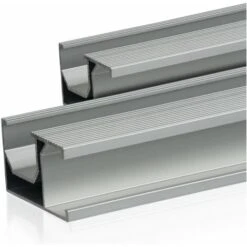 Zelsius Guida Di Montaggio Universale In Alluminio Per Un Modulo Solare, Guida Di Montaggio, 2 Pezzi