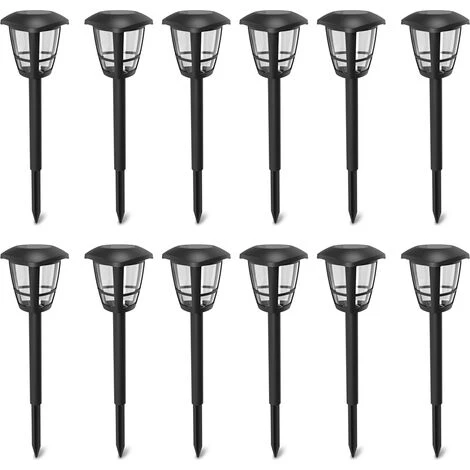 12 LAMPADE DA GIARDINO ESTERNO 6000k RICARICA SOLARE PICCHETTO PALETT LED SOLARI 1 12 LAMPADE DA GIARDINO ESTERNO 6000k RICARICA SOLARE PICCHETTO PALETT LED SOLARI