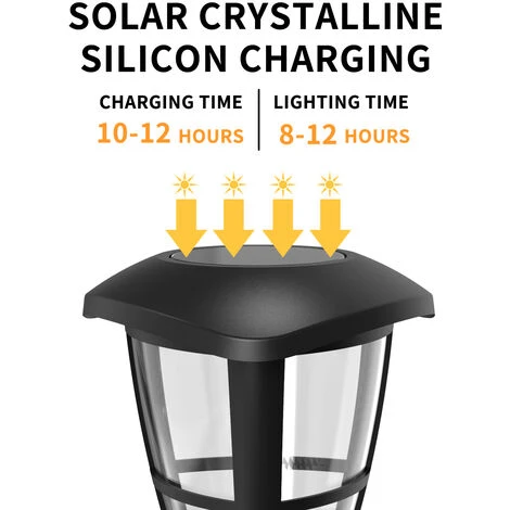 12 LAMPADE DA GIARDINO ESTERNO 6000k RICARICA SOLARE PICCHETTO PALETT LED SOLARI 3 12 LAMPADE DA GIARDINO ESTERNO 6000k RICARICA SOLARE PICCHETTO PALETT LED SOLARI - immagine 3