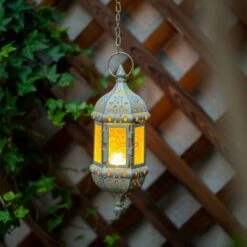 Lanterna A Candela Sospesa Marocchino Bianco: 2 Pezzi Lanterne A Candela Portacandela In Vetro Metallo Lampada Decorativa Per Candela Da Interno Esterno Con Catena Per Patio Giardino Decorazioni Natal 8 Lanterna A Candela Sospesa Marocchino Bianco: 2 Pezzi Lanterne A Candela Portacandela In Vetro Metallo Lampada Decorativa Per Candela Da Interno Esterno Con Catena Per Patio Giardino Decorazioni Natal -Vendite VIDAXL || LEDVANCE || STEINEL 95524838 4