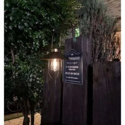 Lanterna Solare A LED Per Esterni Lampade Solari In Metallo Vintage Da Appendere All'aperto Luci A Sospensione Solari Impermeabili Per Esterni Luci Da Giardino Per Giardino Patio Percorso Albero Decor -Vendite VIDAXL || LEDVANCE || STEINEL 95526012 5