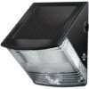 Brennenstuhl SOL 04 Plus 1170970 Lampada Solare Da Parete Per Esterno Con Rilevatore Di Movimento 1 W Bianco Luce Del G