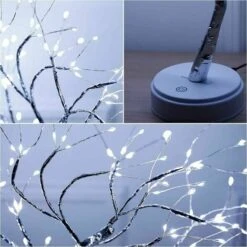 LED Tree Light, 108 LED Bonsai Lampada Da Tavolo 50cm Filo Di Rame Regolabile Led Bonsai A Forma Di Albero Bonsai Lampada Da Tavolo Per Ufficio O Camera Da Letto (bianco) -Vendite VIDAXL || LEDVANCE || STEINEL 96236135 3
