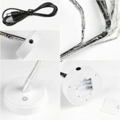 LED Tree Light, 108 LED Bonsai Lampada Da Tavolo 50cm Filo Di Rame Regolabile Led Bonsai A Forma Di Albero Bonsai Lampada Da Tavolo Per Ufficio O Camera Da Letto (bianco) -Vendite VIDAXL || LEDVANCE || STEINEL 96236135 4