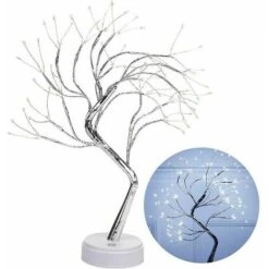 LED Tree Light, 108 LED Bonsai Lampada Da Tavolo 50cm Filo Di Rame Regolabile Led Bonsai A Forma Di Albero Bonsai Lampada Da Tavolo Per Ufficio O Camera Da Letto (bianco) -Vendite VIDAXL || LEDVANCE || STEINEL 96236135 5
