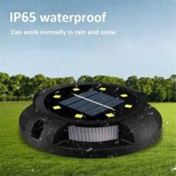 LITZEE Solar Beacon LED Solar Lawn Light, 8 LED 4 Pack Lampada Solare Da Giardino Impermeabile IP65 Prato Luce Decorativa Per Vialetto Giardino Terrazza Cortile Prato Bianco (Bianco Naturale+Blu) -Vendite VIDAXL || LEDVANCE || STEINEL 96300742 5