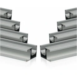 Zelsius Guida Di Montaggio Universale In Alluminio Per Un Modulo Solare, Guida Di Montaggio, 8 Pezzi