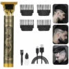 Trimmer Per Capelli Da Uomo Zero Gap T-blade Trimmer Senza Fili Ricaricabile Tagliacapelli Elettrico Barba Trimmer Rasoio Set Per Il Taglio Dei Capelli Con Display LCD Regalo Da Uomo