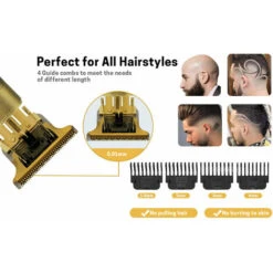 Trimmer Per Capelli Da Uomo Zero Gap T-blade Trimmer Senza Fili Ricaricabile Tagliacapelli Elettrico Barba Trimmer Rasoio Set Per Il Taglio Dei Capelli Con Display LCD Regalo Da Uomo -Vendite VIDAXL || LEDVANCE || STEINEL 96716625 3