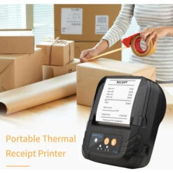 Tragbarer Mini-Beleg-Thermodrucker 80 Mm Belegdrucker USB + Kabellose BT-Verbindung Für Office/Market Kompatibel Mit Windows/Android/iOS Schwarz -Vendite VIDAXL || LEDVANCE || STEINEL 96717381 4