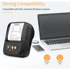 Tragbarer Mini-Beleg-Thermodrucker 80 Mm Belegdrucker USB + Kabellose BT-Verbindung Für Office/Market Kompatibel Mit Windows/Android/iOS Schwarz -Vendite VIDAXL || LEDVANCE || STEINEL 96717381 5