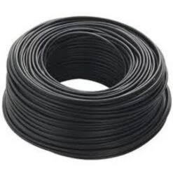 CAVO SOLORE UNIPOLARE 6 MMQ NERO PREZZO AL METRO - SOL1X6N