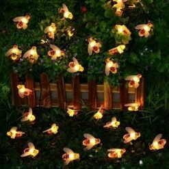 [50 LED] Luci Solari Da Giardino, Luci A Corda Per Api Da Miele ， 7M / 24Ft 8 Modalità Illuminazione Da Giardino Per Esterni/interni Impermeabile Per Recinto Di Fiori, Prato, Patio, Festone, Festa -Vendite VIDAXL || LEDVANCE || STEINEL 97077309 3