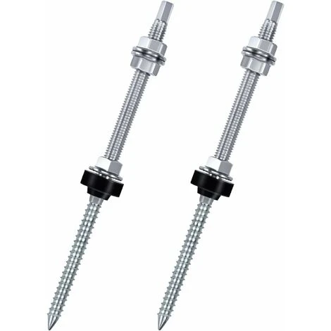 MINKUROW Confezione Da 2 Viti Colomba, M10 X 200mm Solar PV V2A Acciaio Inossidabile Pannello Solare Fissaggio Denti Di Bloccaggio Giunto Altezza Regolabile Per Fissaggio Solare Fotovoltaico 1 MINKUROW Confezione Da 2 Viti Colomba, M10 X 200mm Solar PV V2A Acciaio Inossidabile Pannello Solare Fissaggio Denti Di Bloccaggio Giunto Altezza Regolabile Per Fissaggio Solare Fotovoltaico