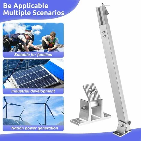 MINKUROW Staffa Di Inclinazione Del Pannello Solare, Luriseminger Staffa Di Montaggio Del Pannello Solare Ad Angolo Regolabile, Supporta Pannelli Solari Fino A 350W 5 MINKUROW Staffa Di Inclinazione Del Pannello Solare, Luriseminger Staffa Di Montaggio Del Pannello Solare Ad Angolo Regolabile, Supporta Pannelli Solari Fino A 350W - immagine 5