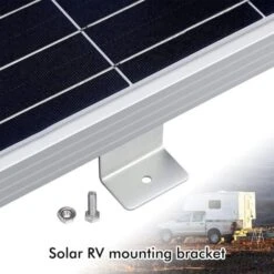 MINKUROW 8 Pezzi Staffa Di Montaggio Per Pannello Solare, Staffa Per Pannello Solare In Lega Di Alluminio Staffa Z Per Pannello Solare Con 16 Dadi E 16 Bulloni Per Tetto Da Campeggio, Cabina -Vendite VIDAXL || LEDVANCE || STEINEL 97204174 3