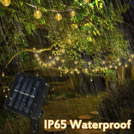 Ghirlanda Solare Esterna 12M 100 LED Ghirlanda Bianca Calda Con 8 Modalità E Lampada Decorativa Impermeabile IP65 Ideale Per Casa, Giardino, Festival, Albero Di Natale 5 Ghirlanda Solare Esterna 12M 100 LED Ghirlanda Bianca Calda Con 8 Modalità E Lampada Decorativa Impermeabile IP65 Ideale Per Casa, Giardino, Festival, Albero Di Natale - immagine 5