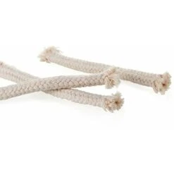 Stoppini Di Ricambio In Cotone Per Torcia In Bambù Olio Alla Citronella 10 Pezzi -11 Cm