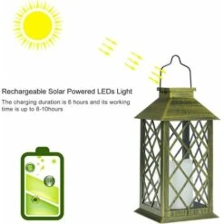 1 Confezione Di Lanterne Solari Con Effetto Candela, Luci Solari, Decorazioni Da Giardino Per Esterni, Lanterna A Candela Solare -Vendite VIDAXL || LEDVANCE || STEINEL 97883887 3