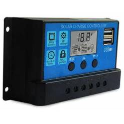 Regolatore Solare Ed Eolico Regolatore Di Carica Solare Pannello Solare Aggiornato Porta USB Pannello Solare Batteria Controller Intelligente Display LCD Regolabile Controller Multifunzione Per Illumi -Vendite VIDAXL || LEDVANCE || STEINEL 98116135 4